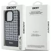 DKNY DKHMP15XPSOSPK Hardcase Leder mit Printmuster und Metall-Logo MagSafe für iPhone 15 Pro Max 6.7 Schwarz