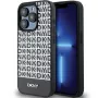 DKNY DKHMP15XPSOSPK Hardcase Leder mit Printmuster und Metall-Logo MagSafe für iPhone 15 Pro Max 6.7 Schwarz