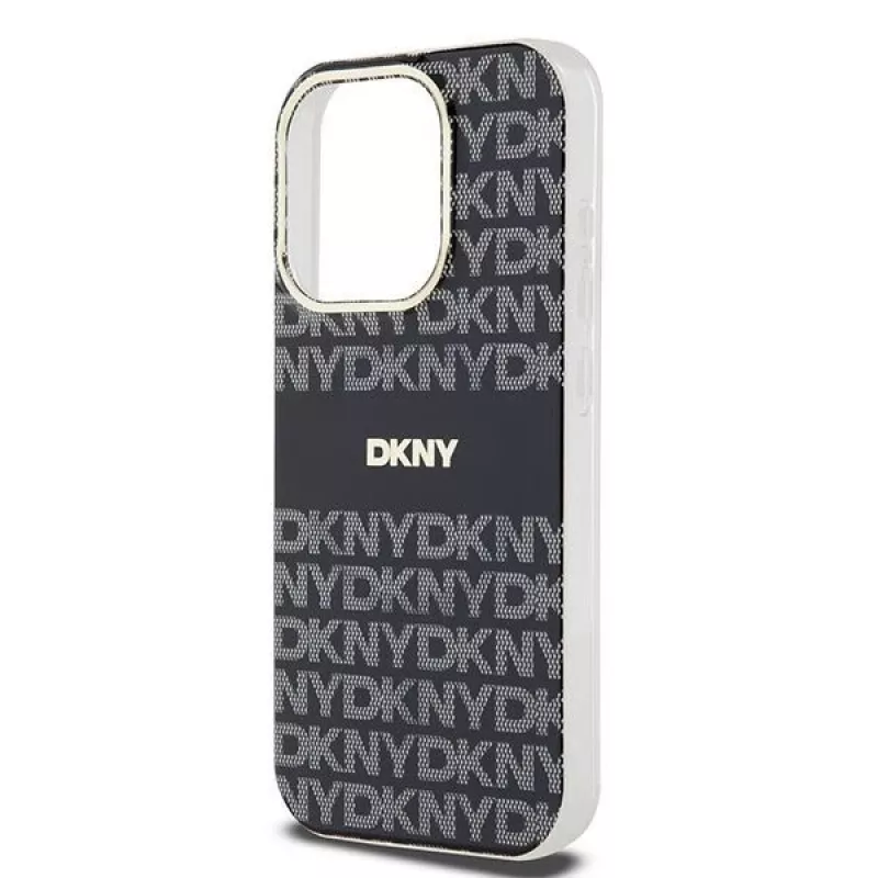 DKNY DKHMP14XHRHSEK Hardcase IML Mono & Stripe MagSafe für iPhone 14 Pro Max 6,7 Zoll Schwarz