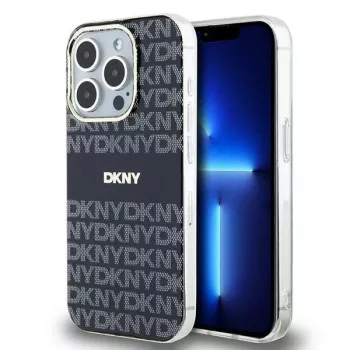 DKNY DKHMP14XHRHSEK Hardcase IML Mono & Stripe MagSafe für iPhone 14 Pro Max 6,7 Zoll Schwarz