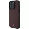 Mercedes-Benz MEHMP16L23RBARR Hardcase für iPhone 16 Pro 6,3 inch rotes strukturiertes und glattes Leder MagSafe