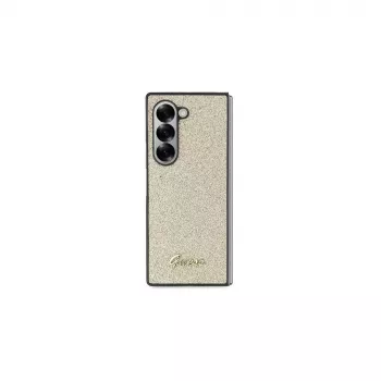 Guess Glitter Script Handyhülle für Samsung Galaxy Z Fold6 - Gold