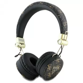 Guess 4G Triangle Round Shape kabellose Kopfhörer, Bluetooth, ENC, Schwarz