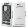 DKNY DKHCP16LPCPTSSK Hard Case für Apple iPhone 16 Pro 6,3 Zoll Schwarz Karomuster & Bedruckte Streifen