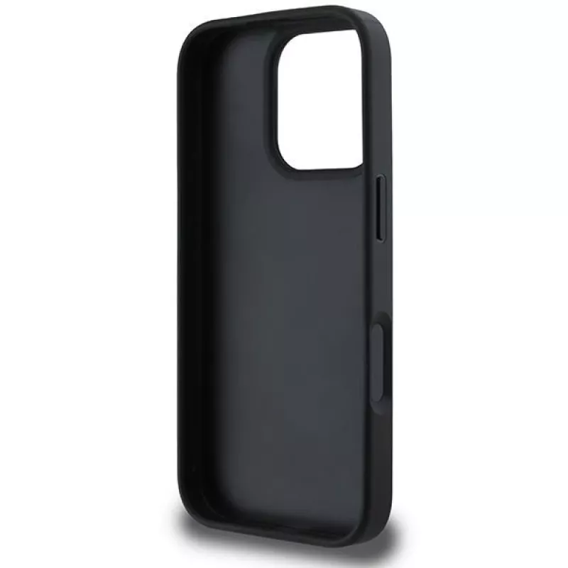 DKNY DKHCP16LPCPTSSK Hard Case für Apple iPhone 16 Pro 6,3 Zoll Schwarz Karomuster & Bedruckte Streifen