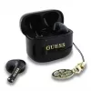 Guess Glossy Effect Printed Classic Logo & Charm TWS Bluetooth Earbuds mit Ladecase (Schwarz)