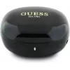 Guess Flat Classic Logo Electroplated TWS Earbuds mit Ladecase (Schwarz)