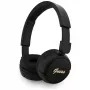 Guess Metal Logo Script Wireless Bluetooth 5.3 Over-Ear Headphones, Schwarz