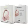 Guess Metal Logo Script Kabellose Bluetooth 5.3 On-Ear-Kopfhörer (Pink)