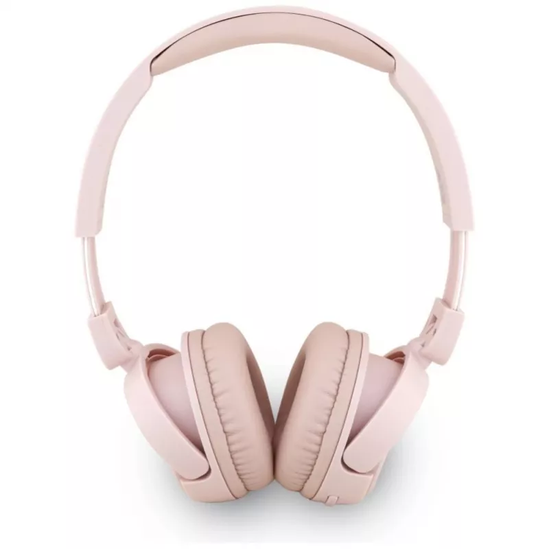 Guess Metal Logo Script Kabellose Bluetooth 5.3 On-Ear-Kopfhörer (Pink)
