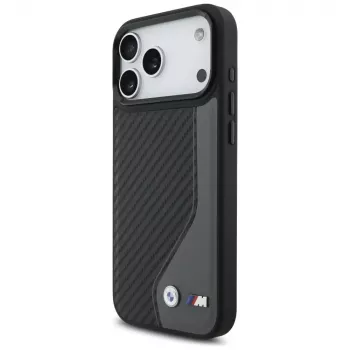BMW M Carbon Logo MagSafe Case für Apple iPhone 17 Pro Max Anthrazit