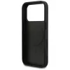 Guess Grained Ring MagSafe Case für iPhone 17 Pro Max (Schwarz)