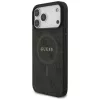 Guess 4G Ring Classic Logo MagSafe Case für iPhone 17 Pro Max (Schwarz)
