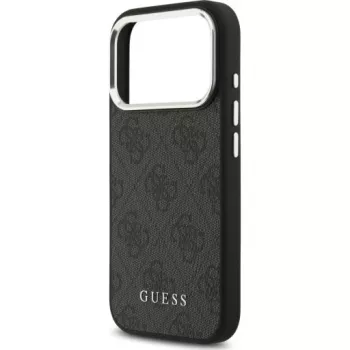Guess 4G Classic Logo MagSafe Case für iPhone 17 Pro (Schwarz)