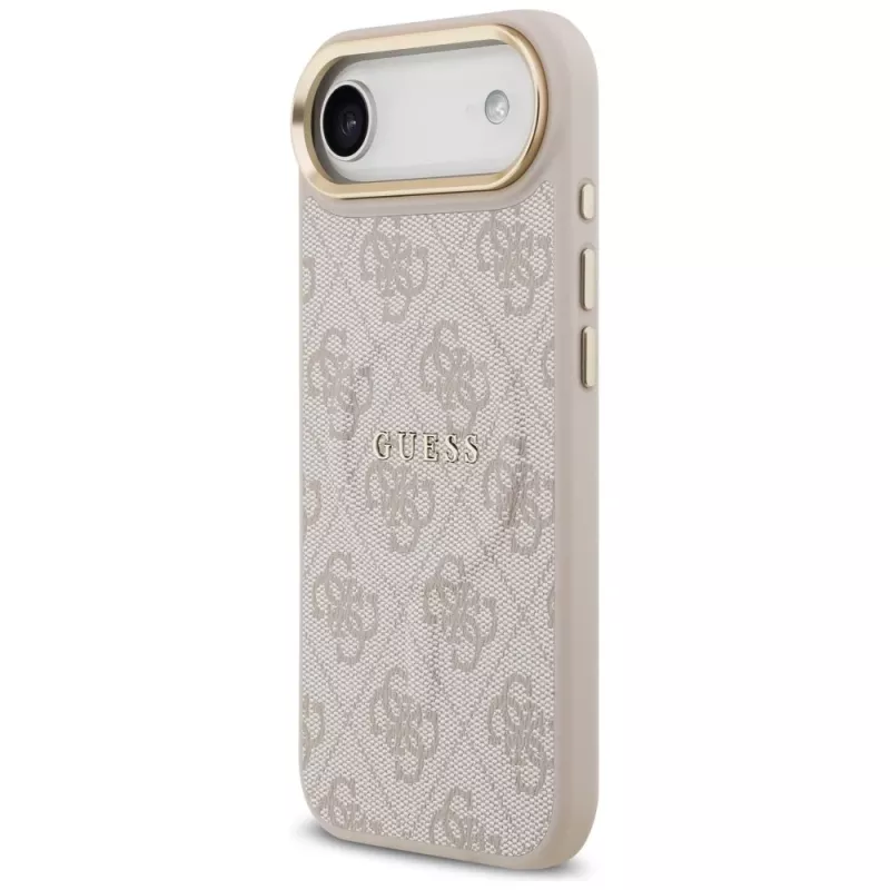 Guess 4G PU Classic Logo MagSafe Case für iPhone Air Pink