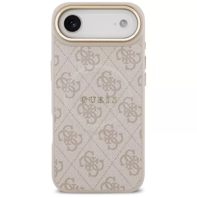 Guess 4G PU Classic Logo MagSafe Case für iPhone Air Pink