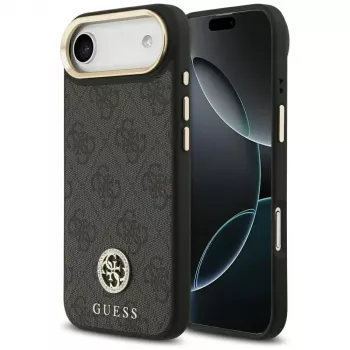 Guess 4G Strass Logo MagSafe Case für iPhone Air, Schwarz