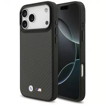 BMW M Kevlar Matt MagSafe Case für iPhone 17 Pro Max Schwarz
