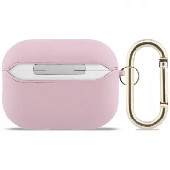 Guess Grained Classic Logo Protective Case für Apple AirPods Pro 3. Generation - Pink