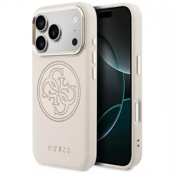 Guess Perforierte 4G MagSafe Hülle für iPhone 17 Pro, Pink