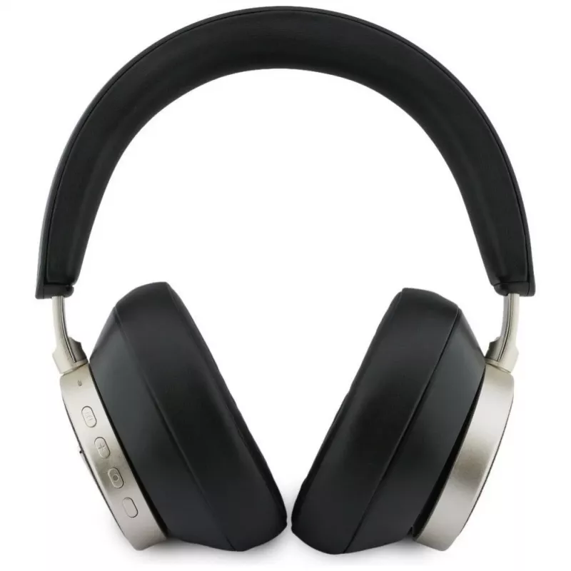 Guess 4G Triangle Logo Wireless Bluetooth 5.4 Over-Ear Headphones with ENC, Black