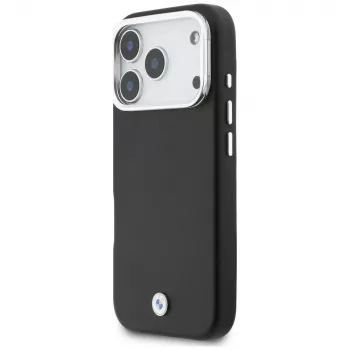 BMW M Sign Metal Logo MagSafe-Hülle für iPhone 17 Pro, Schwarz