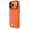 BMW M Metal Logo MagSafe Case für iPhone 17 Pro Orange