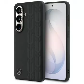 Mercedes Laurel Leaves MagSafe Case für Samsung Galaxy S26 Schwarz