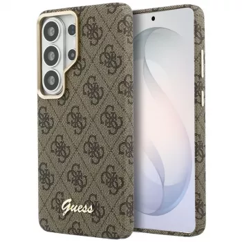 Guess 4G Script MagSafe Case für Samsung Galaxy S26 Ultra (Braun)