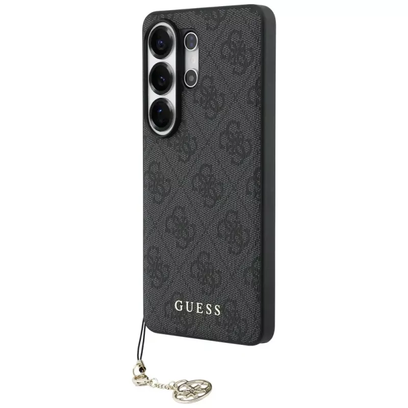 Guess 4G Classic Logo Charm MagSafe Case für Samsung Galaxy S26 Ultra (Schwarz)