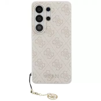 Guess 4G Classic Logo Charm MagSafe Case für Samsung Galaxy S26 Ultra (Pink)