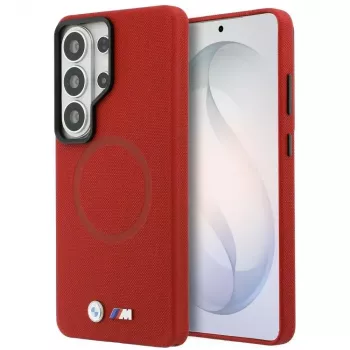 BMW M Metal Logo MagSafe Case für Samsung Galaxy S26 Ultra Rot