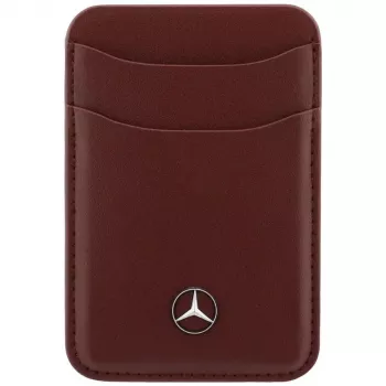 Mercedes Leder MagSafe Geldbörse Rot