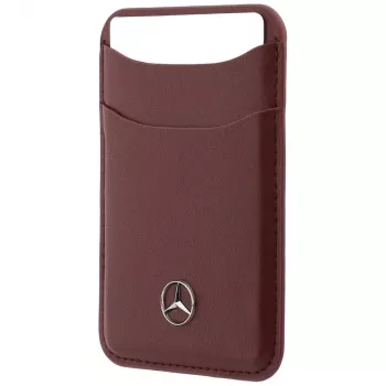 Mercedes Leder MagSafe Geldbörse Rot