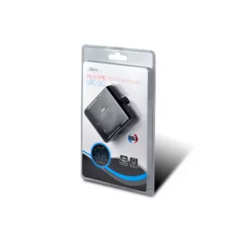 EXERTIS CONNECT USB 3.0 Kartenleser Kompakter Kartenleser für Speicherkarten und SIM-Karten (730985)