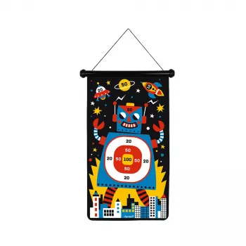 Janod Magnetisches Dartspiel Roboter