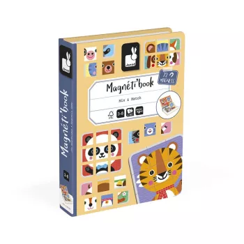 Janod Magnetibook Magnetisches Puzzlebuch „Tiere“