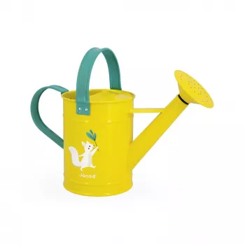 Janod Glücklicher Garten Gießkanne für Kinder aus Metall, 28 x 10,5 x 20 cm (J03191)