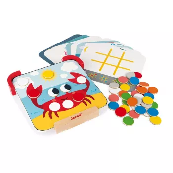 Janod Magnetisches Holzpuzzle - Farben lernen