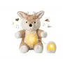 Cloud B Love Light Buddies Finley Fawn Plüschtier mit Nachtlicht und beruhigenden Geräuschen