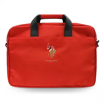 U.S. POLO ASSN. USCB15PUGFLRE 16 Laptop Rucksack Rot