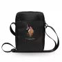 U.S. POLO ASSN. Torba USTB8PUGFLBK 8 Tablet Umhängetasche Schwarz