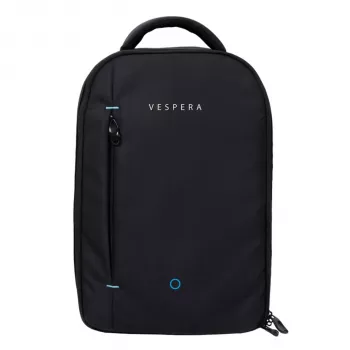VAONIS Rucksack für Vespera (AC020) - Schwarz, hochdichtes Polyester, wasserabweisend