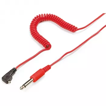 Kaiser Blitzkabel, rot, 10 m, PC- und Klinkenstecker, 6,35 mm 1409