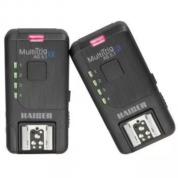 Kaiser MultiTrig AS 5.1 Funkauslöser-Set für Kamera und Blitz