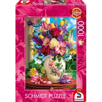 SCHMIDT SPIELE Blumenbouquet (1000 Teile) Puzzle