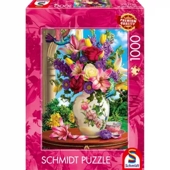 SCHMIDT SPIELE Blumenbouquet (1000 Teile) Puzzle
