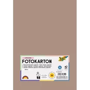 Folia 614/50 73 Cappuccino Solid A4 Cardstock 300 g/m² 50 Blatt