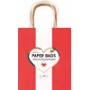 Folia 7 Papiertüten CLASSIC M Rot Natur Grün Creme Metallic Gold 18,0 x 21 cm