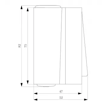 SIEMENS Universal-Schalter Aufputz DELTA Fläche Dunkelgrau 1-fach 10A 250V